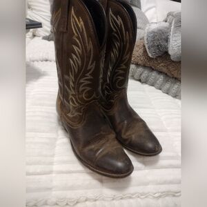 Laredo Brown Western Cowboy Cowgirl Boots